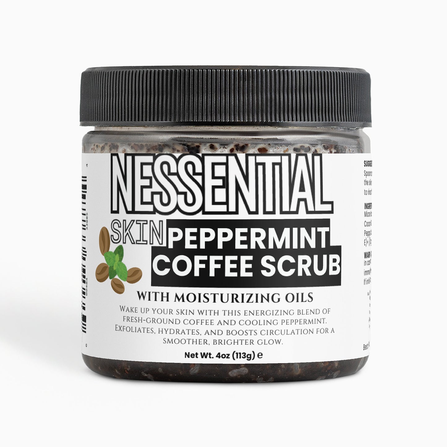 Peppermint Coffee Scrub