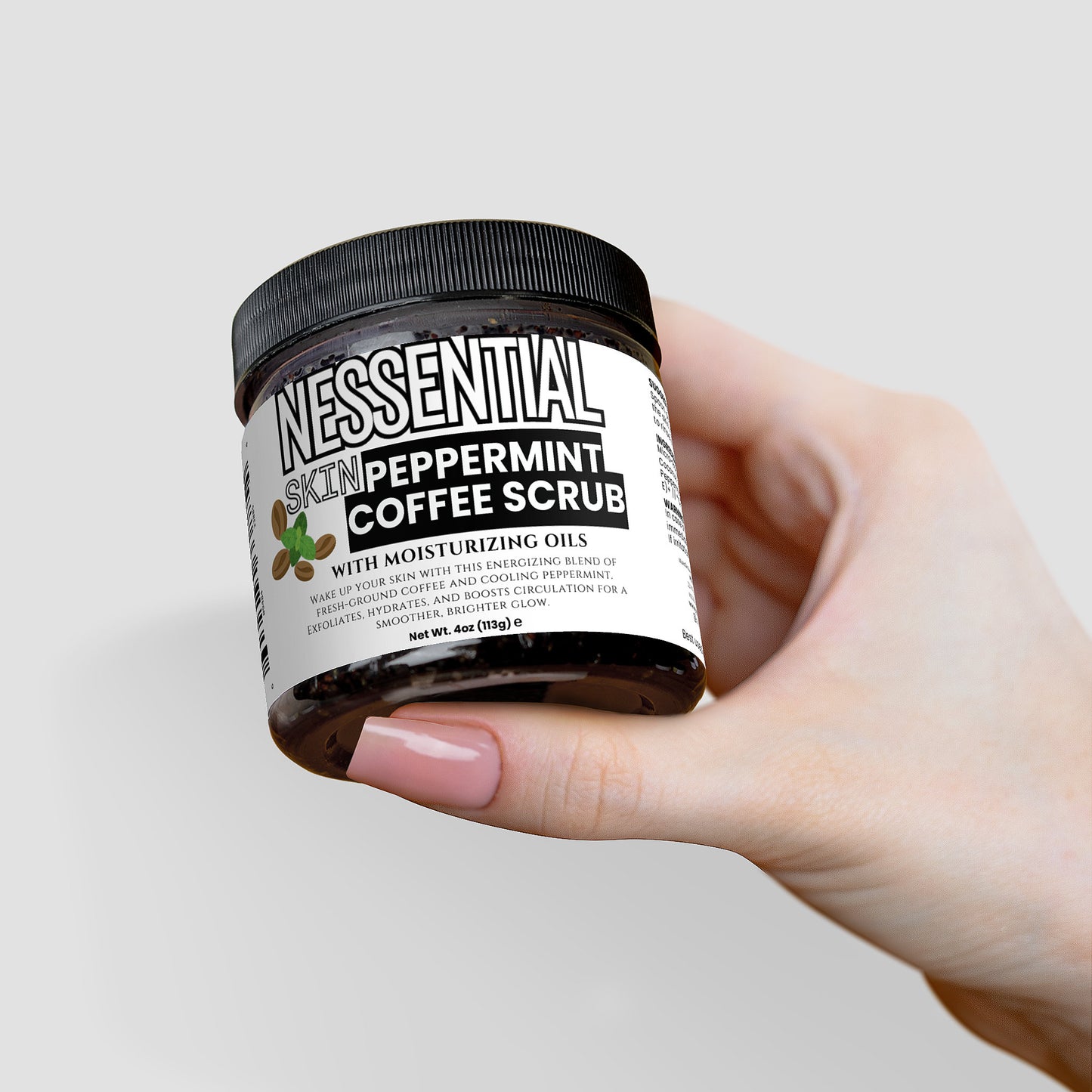 Peppermint Coffee Scrub