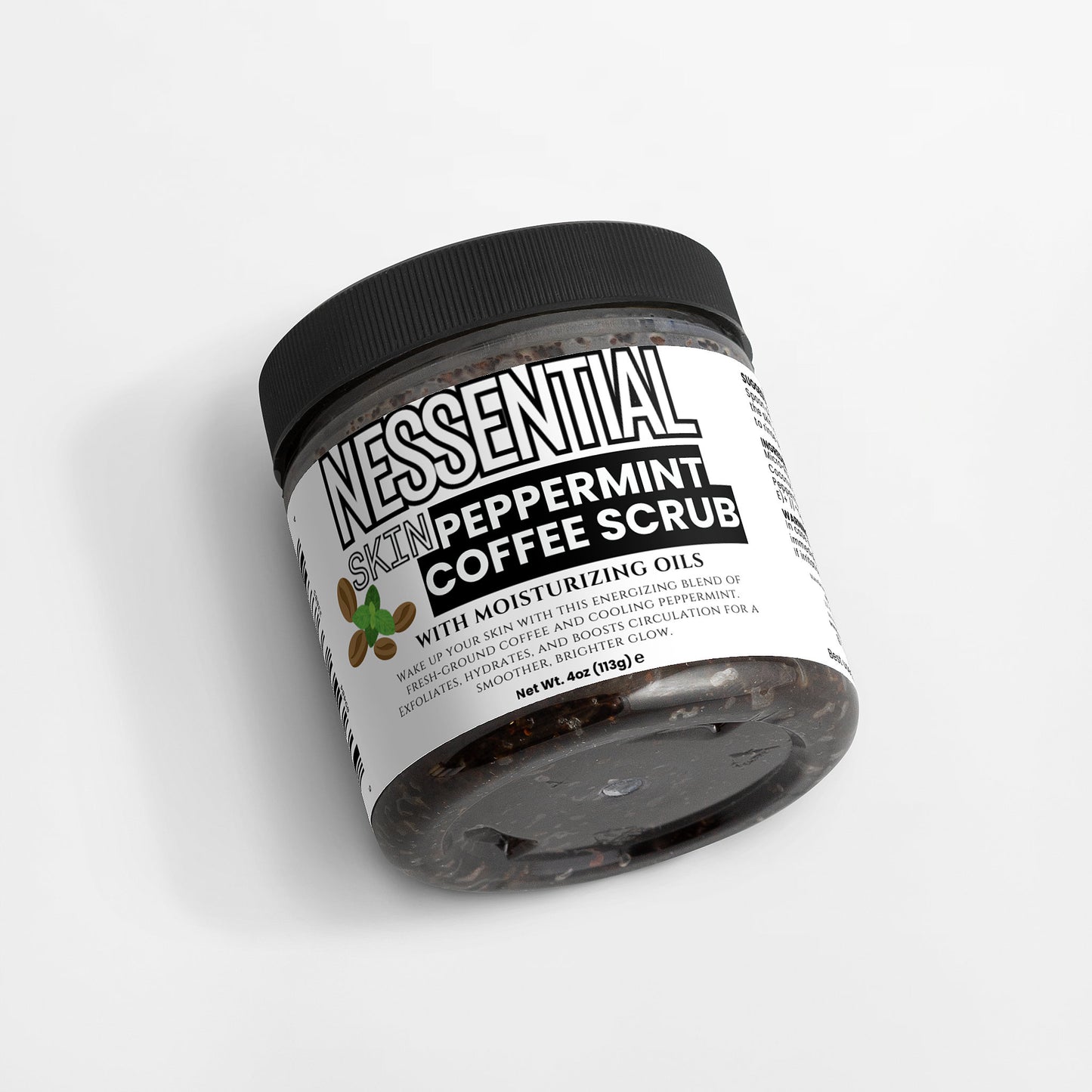 Peppermint Coffee Scrub