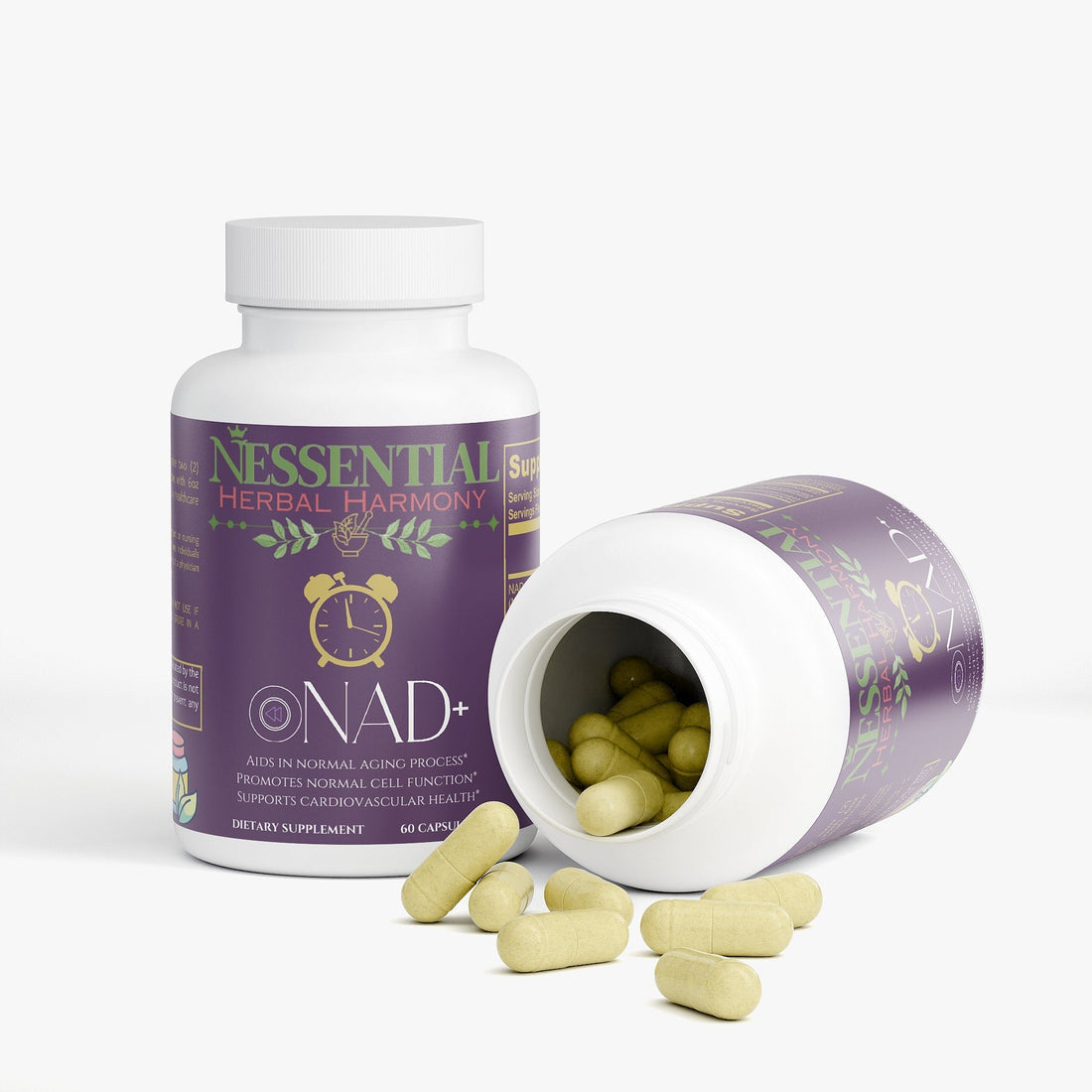 Revitalize Your Cells Naturally: Introducing Nessential Herbal Harmony’s NAD+ Supplement!