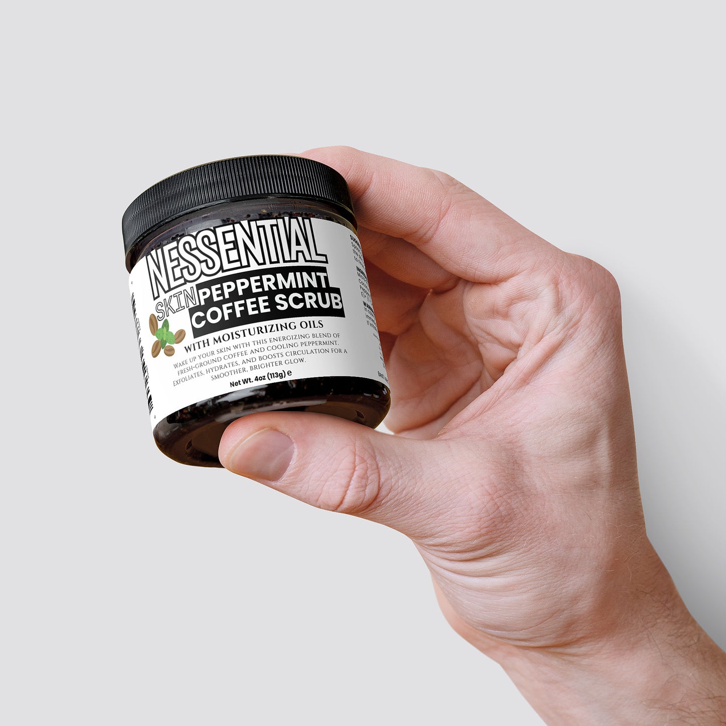 Peppermint Coffee Scrub