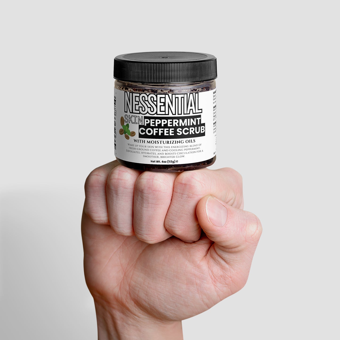 Peppermint Coffee Scrub