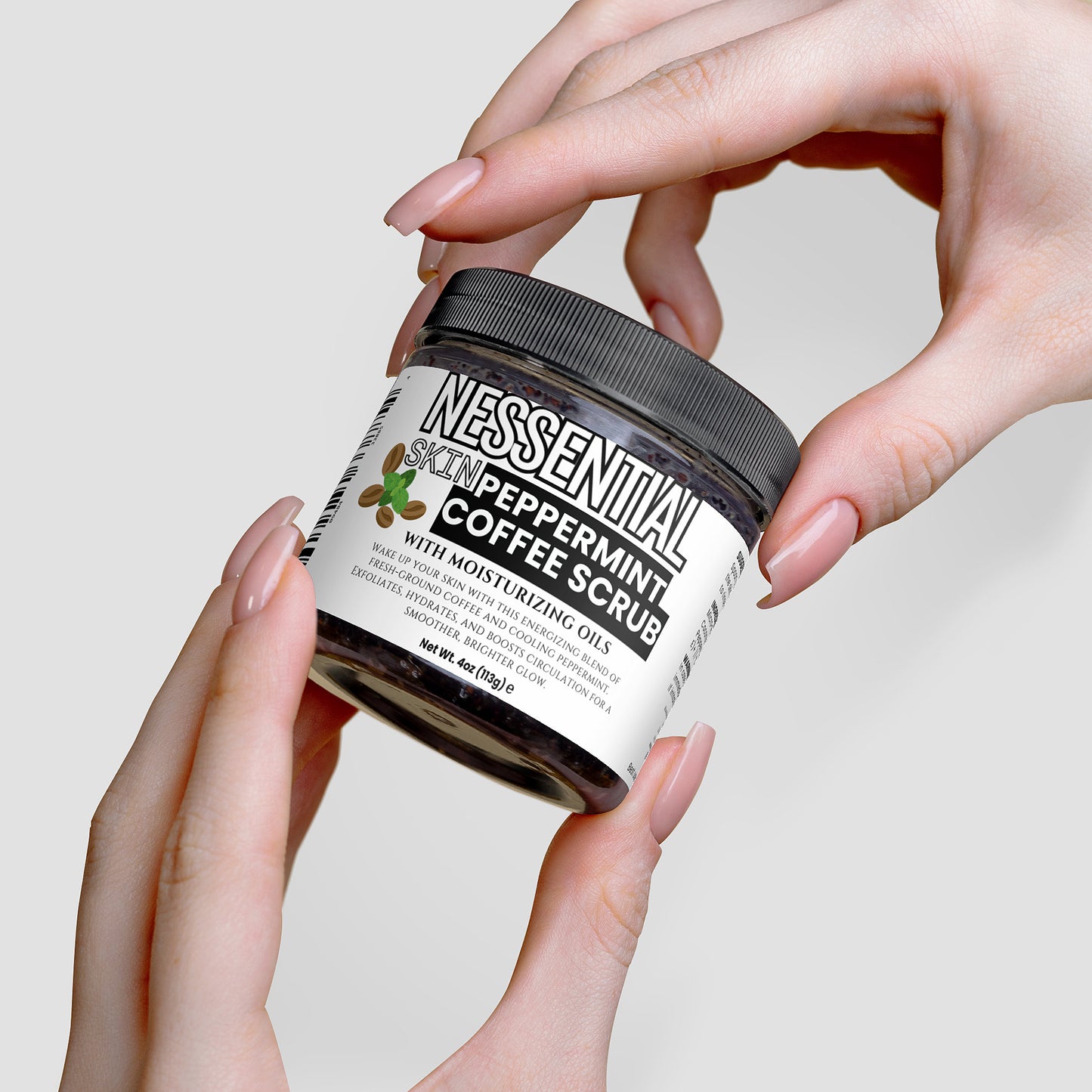 Peppermint Coffee Scrub